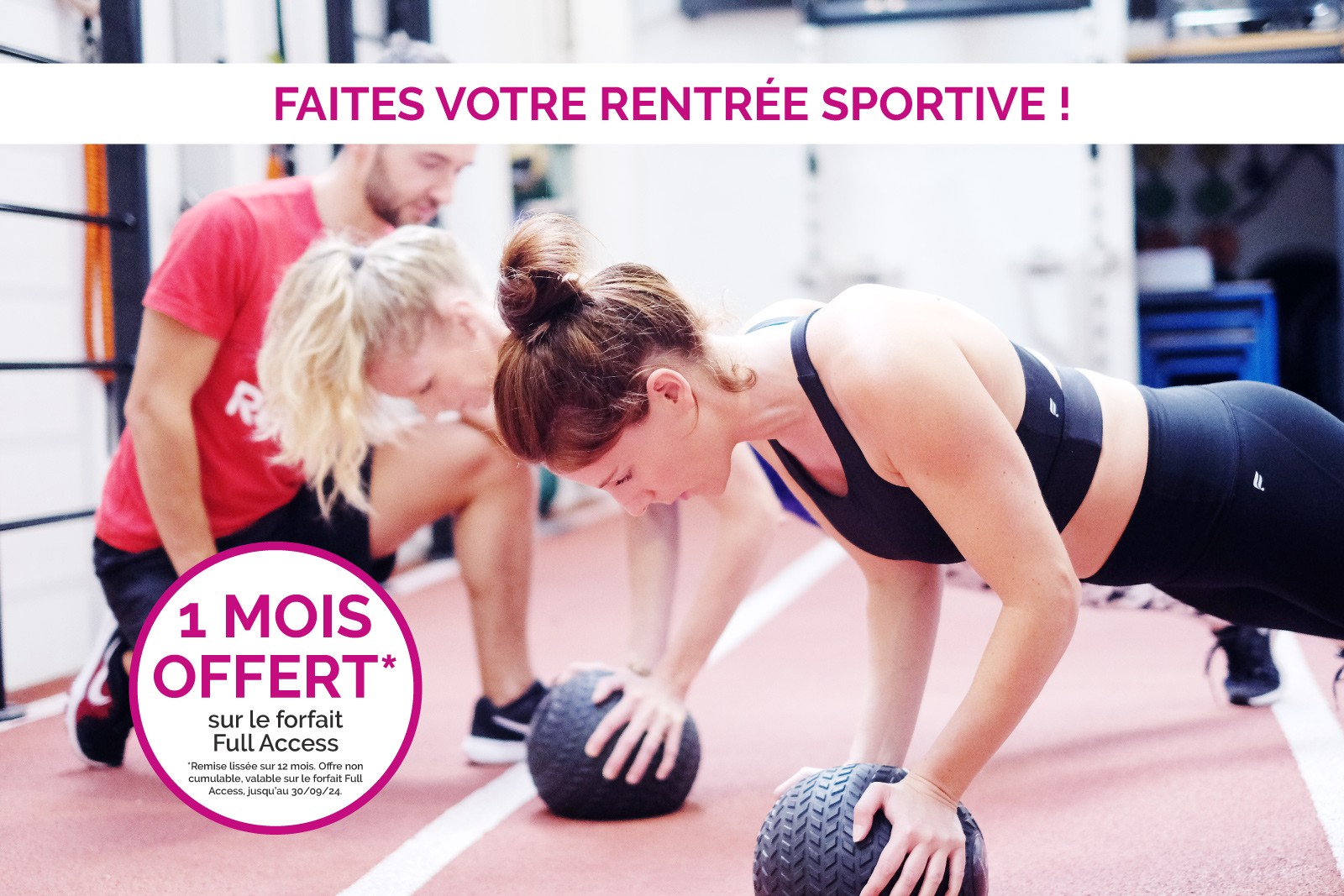 FAITES VOTRE RENTRÉE SPORTIVE !