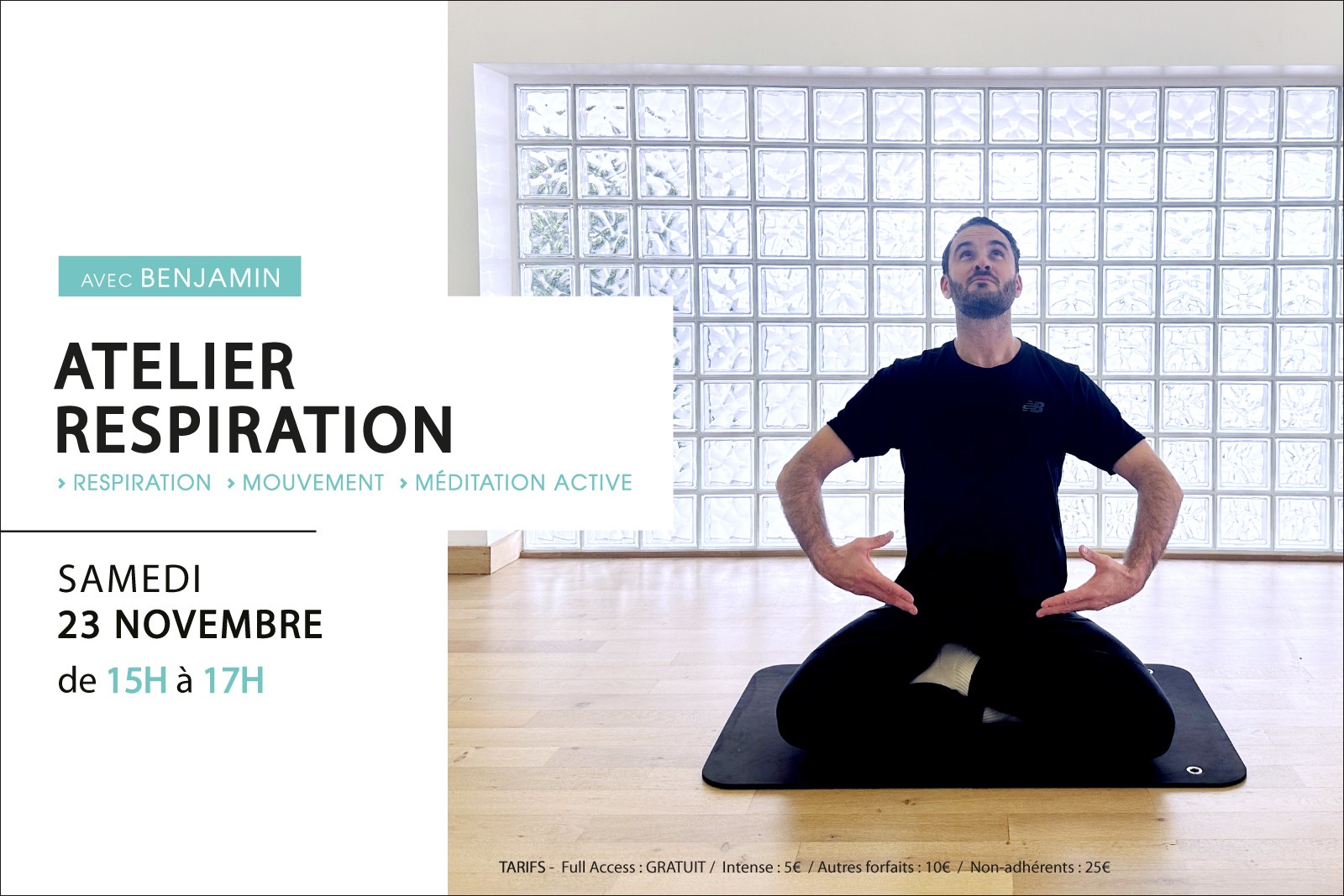 ATELIER RESPIRATION - avec Benjamin