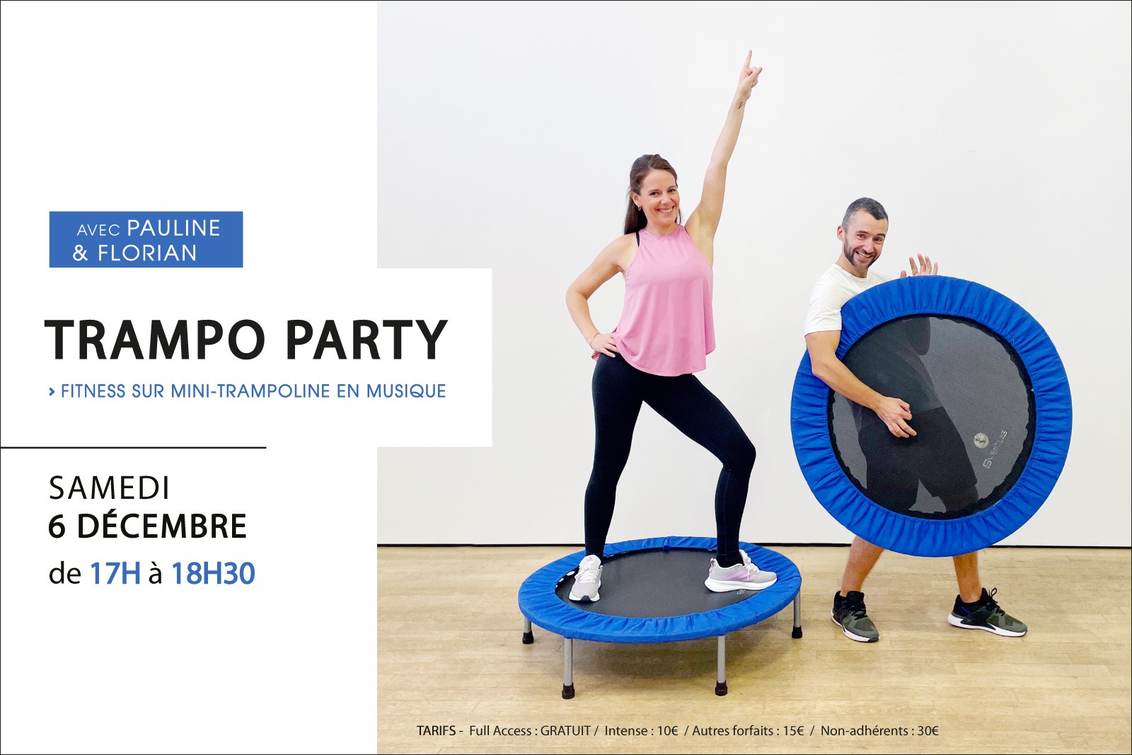 TRAMPO PARTY avec Pauline et Florian !