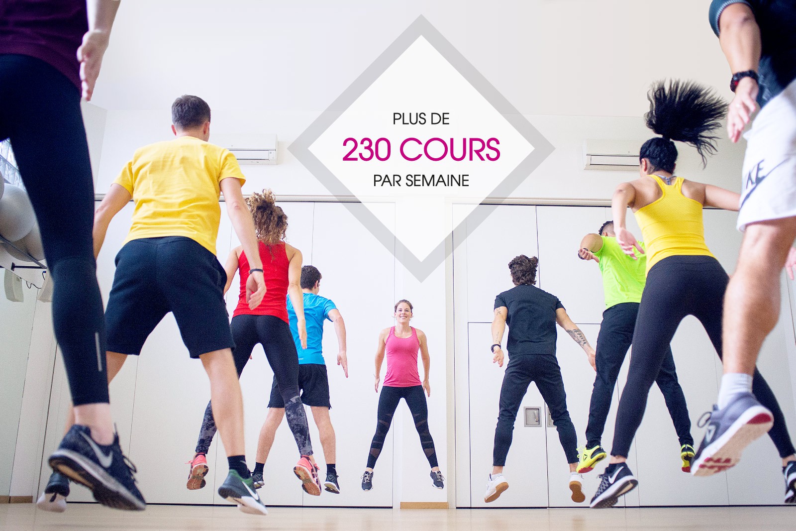 PLUS DE 230 COURS PAR SEMAINE